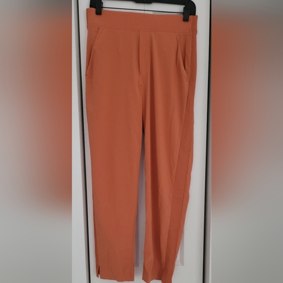 Athleta Tan Trousers High-Waisted Relaxed Fit - Picture 2 of 10